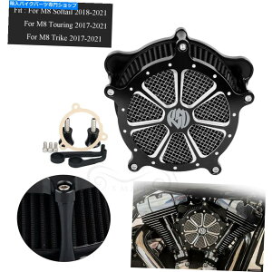Air Filter RSDubNGAN[i[n[[M8c[O[hLOXg[gOChp̋zCtB^[ RSD Black Air Cleaner Intake Filter For Harley M8 Touring Road King Street Glide