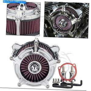 Air Filter n[[_CĩNGAN[i[zCtB^[99-13GNgOCh\tgACFLS Chrome Air Cleaner Intake Filter For Harley Dyna 99-13 Electra Glide Softail FLS