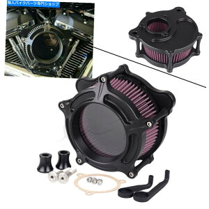 Air Filter n[[X|[cOChFLSBɓKubNNAGAN[i[ԋzCtB^[LbgtBbgFLSB Black Clear Air Cleaner Red Intake Filter Kit Fit For Harley Sport Glide FLSB