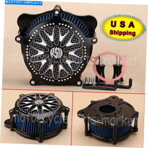 Air Filter CNCu[GAN[i[zCtB^[n[[c[O[hLOFLHTC 08-16ɓKĂ܂ CNC Blue Air Cleaner Intake Filter Fit For Harley Touring Road king FLHTC 08-16