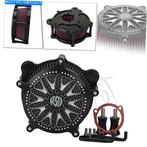 Air Filter RSD�A���~�j�E���G�A�N���[�i�[�n�[���[�_�C�i���[�h�O���C�h�L���O�\�t�g�A�C���p�̋z�C�t�B���^�[ RSD Aluminum Air Cleaner Intake Filter For Harley Dyna Road Glide King Softail�y���s�A���i�z