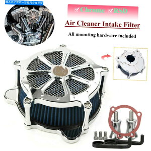 Air Filter n[[GNgXg[gOCh[hLOpRSDNGAN[i[zCtB^[ RSD Chrome Air Cleaner Intake Filter for Harley Electra Street Glide Road King