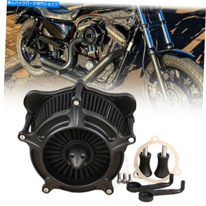 Air Filter n[[cA[Xg[g[hOChLÔ߂̃ubNGAN[i[zCtB^[ Black Air Cleaner Intake Filter For Harley Touring Street Road Glide King New