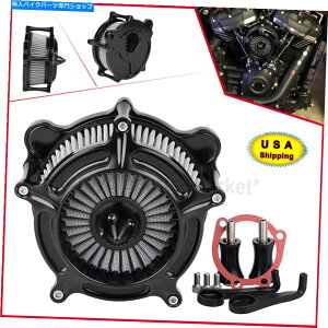 Air Filter n[[_CiX[p[ChOCh\tgAC[hLOɃtBbgGAN[i[zCtB^[tB^[ Air Cleaner Intake Filter Fit For Harley Dyna Super Wide Glide Softail Road 
