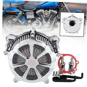 Air Filter n[[_CiXg[gGNgOChwe[W\tgACpNGAN[i[tB^[tB^[ Chrome Air Cleaner Filter For Harley Dyna Street Electra Glide Heritage Softail