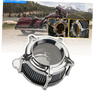 Air Filter n[[[hOChFltrxp̃I[goCNGAN[i[O[zCtB^[ Motorcycle Chrome Air Cleaner Gray Intake Filter For Harley Road Glide FLTRX