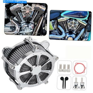 Air Filter n[[cA[[hLO\tgACfxst dynapNGAN[i[zCtB^[tB^[ Chrome Air Cleaner Intake Filter For Harley Touring Road King Softail FXST Dyna