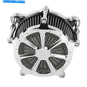 Air Filter n[[cA[_Ci[hLOXg[gOCĥ߂̃NGAN[i[zCtB^[ Chrome Air Cleaner Intake Filter For Harley Touring Dyna Road King Street Glide