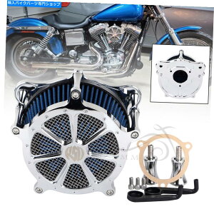 Air Filter RSD�G�A�N���[�i�[�n�[���[�G���N�g���X�g���[�g�O���C�h�̂��߂̐��z�C�t�B���^�[�V�X�e��08-16 RSD Air Cleaner Blue Intake Filter System For Harley Electra Street Glide 08-16�y���s�A���i�z