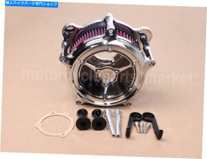 Air Filter Chrome Air Cleaner RSD Intake Red Filter HarleySoftail Dyna 1993-2015 Chrome Air Cleaner RSD Intake Red Filter Fit For Harley Softail Dyna 1993-2015