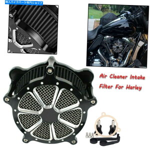 Air Filter n[[\tgAEguCNAEg[hOChLOɓKGAN[i[zCtB^[ubNtBbg Air Cleaner Intake Filter Black Fit For Harley Softail Breakout Road Glide King