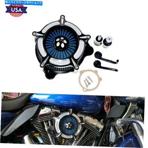 Air Filter GAN[i[vfzCtB^[n[[\tgAC_Cic[OFLHTɓKĂ܂ Blue Air Cleaner Element Intake Filter Fit For Harley Softail Dyna Touring FLHT