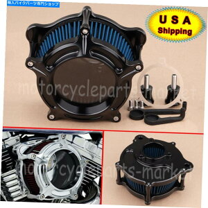 Air Filter �n�[���[�G���N�g���O���C�h���[�h�L���O�\�t�g�A�C���p�̃N���A�u���b�N�G�A�N���[�i�[�z�C�t�B���^�[�t�B���^�[ Clear Black Air Cleaner Intake Filter for Harley Electra Glide Road King Softail�y