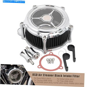 Air Filter Harley Street Glide Trike 08-16pChrome RSDGAN[i[zCtB^[VXe Chrome RSD Air Cleaner Intake Filter System For Harley Street Glide Trike 08-16