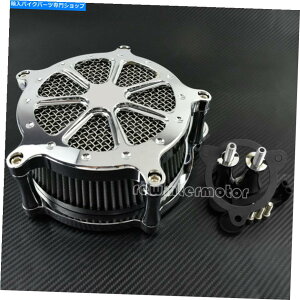 Air Filter NGAN[i[O[Ce[NGAtB^[n[[c[OgbN2008-2016ɓKĂ܂ Chrome Air Cleaner Gray Intake Air Filter Fit For Harley Touring Trike 2008-2016
