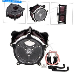 Air Filter n[[c[OXg[g[hOCh̃ANZT[tubNGAN[i[tB^[ Black Air Cleaner Filter with Accessories For Harley Touring Street Road Glide