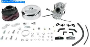 Carburetor ~NjHSR45g[^Lu^[Lbgw/on[[G{[VrbOcC̃}jz[h Mikuni HSR45 Total Carburetor Kit w/o Manifold for Harley Evolution Big Twin