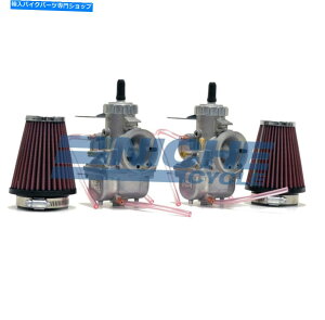 Carburetor �z���_CB350 CL350 CB360 Mikuni VM32���S���[�X�L���u���^�[�L�b�gw/�P�[�u�� Honda CB350 CL350 CB360 Mikuni VM32 Complete Race Carburetor Kit w/ Cables�y���s�A���i�z