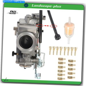 Carburetor KLX400XYLDRZ 400Sz_JTL[VOXgTChFCR39Lu^[ FCR39 Carburetor for KLX400 Suzuki DRZ 400S Honda Kawasaki Racing Slant Side