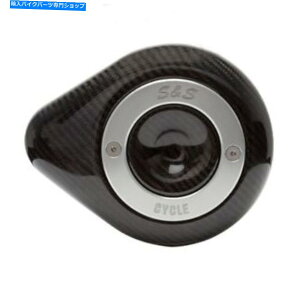 Air Filter SSXeXJ[{t@Co[eBAhbvGAN[i[Jo[ S&S Replacement Stealth Carbon Fiber Teardrop Air Cleaner Cover