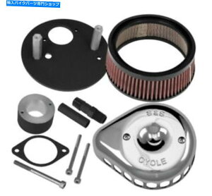 Air Filter SS~jXeXGAN[i[Lbg~jeB[hbvNn[[750 15-18 S&S Mini Stealth Air Cleaner Kit Mini-Teardrop CHROME Harley 750 15-18