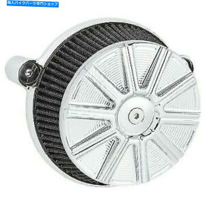 Air Filter Arlen Ness Chrome 10Q[W̑傫ȋzՃXe[WIGAtB^[N[i[M8p Arlen Ness Chrome 10-Gauge Big Sucker Stage I Air Filter Cleaner for M8