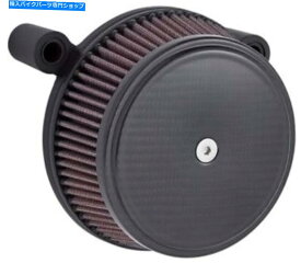 Air Filter アーレンネスビッグサッカーカーボンエアフィルターキットブラック＃18-744ハーレーデビッドソン Arlen Ness Big Sucker Carbon Air Filter Kit Black #18-744 Harley Davidson