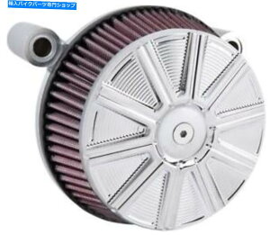 Air Filter A[lXrbOTbJ[Xe[W1GAN[i[Lbg10Q[WN18-316 Arlen Ness Big Sucker Stage 1 Air Cleaner Kit 10-Gauge Chrome #18-316