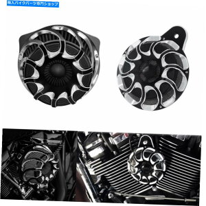 Air Filter I[goCCNCz[Xs[J[Jo[tn[[c[O2017-21ɃtBbg Motorcycle CNC Horn Speaker Cover w/ Air Cleaner Fit For Harley Touring 2017-21