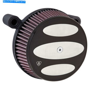 Air Filter 2017-2018n[[c[Ô߂̃A[lXubNXJbvrbOTbJ[GAN[i[ Arlen Ness Black Scalloped Big Sucker Air Cleaner for 2017-2018 Harley Touring
