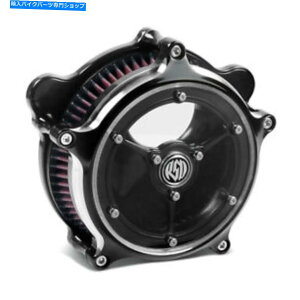 Air Filter Roland Sands Contrast 2017-19 HD FLモデルのカットエアクリーナー(0206-2137-BM) ROLAND SANDS CONTRAST CUT AIR CLEANER FOR 2017-19 HD FL MODELS (0206-2137-BM)