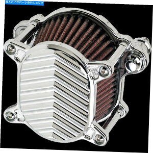 Air Filter W[J[}V-102463-IKGAN[i[AZuAVtB - N Joker Machine - 102463 - Omega Air Cleaner Assembly, V Fin - Chrome