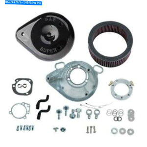 Air Filter �قƂ�ǂ̃n�[���[�̂��߂�S��S�u���b�N�G�A�N���[�i�[�L�b�g2001-17�c�C���J��EFI�_�C�i170-0304B S&S Black Air Cleaner Kit for most Harley 2001-17 Twin Cam EFI Dyna 170-0304B�y���s�A���i�z