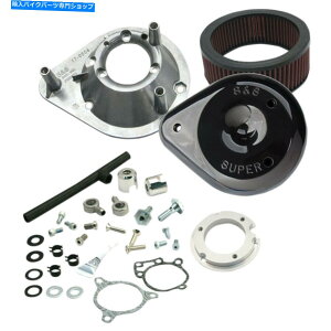 Air Filter SSubNeBAhbvGAN[i[2008-16n[[c[O2016Ñ\tgACFXDLS S&S Black Teardrop Air Cleaner 2008-16 Harley Touring & 2016-Up Softail FXDLS