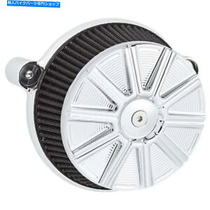 Air Filter Arlen Ness Chrome 10Q[W̑傫ȋzՃXe[WIGAtB^[N[i[M8 17-20 Arlen Ness Chrome 10-Gauge Big Sucker Stage I Air Filter Cleaner for M8 17-20