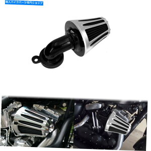 Air Filter CNCJbgNtGAN[i[O[tB^[n[[X|[cX^[2004-21ɃtBbg CNC Cut Chrome Inverted Air Cleaner Grey Filter Fit For Harley Sportster 2004-21