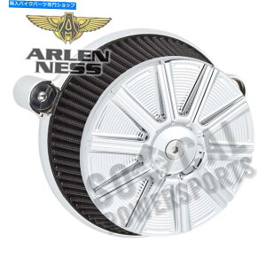 Air Filter A[lXrbOTbJ[Xe[WIGAtB^[Lbg-10Q[W-Chrome -18-316 Arlen Ness Big Sucker Stage I Air Filter Kit - 10-Gauge - Chrome - 18-316