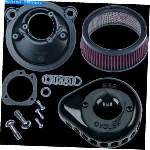 Air Filter SSTCNubN~jeBAhbvXeXGAN[i[Lbg2007+X|[cX^[170-0440C S&S Cycle Black Mini Teardrop Stealth Air Cleaner Kit 2007+ Sportster 170-0440C