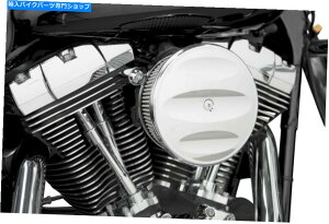Air Filter A[lX50-871rbgTbJ[Xe[WIIGAtB^[w/rbgJo[XJbv Arlen Ness 50-871 Billet Sucker Stage II Air Filter w/ Billet Cover Scalloped