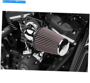 Air Filter Cobra Chrome Cone Air Intake 90xG{KNtB^[2018+ HarleySoftail Cobra Chrome Cone Air Intake 90 Degree Elbow K&N Filter 2018+ Harley Softail