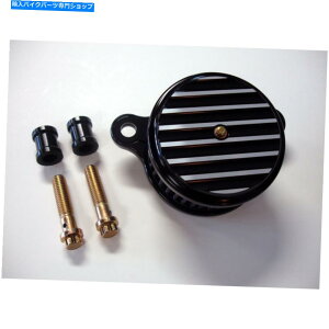 Air Filter W[J[}VubNtB̃ptH[}XGAN[i[2007-2018n[[X|[cX^[ Joker Machine Black Finned Performance Air Cleaner 2007-2018 Harley Sportster