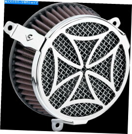 Air Filter 2004年以上のハーレースポーツスター606-0103-02のコブラクロムクロスエアクリーナー吸気キット Cobra Chrome Cross Air Cleaner Intake Kit for 2004+ Harley Sportster 606-0103-02【並行輸入品】