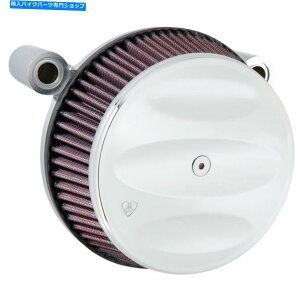 Air Filter Arlen Ness Chrome Big SuckerXe[WIGAN[i[w/XJbvJo[M8 17-19 Arlen Ness Chrome Big Sucker Stage I Air Cleaner w/ Scalloped Cover M8 17-19