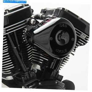 Air Filter S��S�T�C�N��170-0440C 07+�n�[���[�X�|�[�c�X�^�[XL�p�~�j�G�A�N���[�i�[�u���b�N S&S Cycle 170-0440C Mini Air Cleaner Black for 07+ Harley Sportster XL�y���s�A���i�z