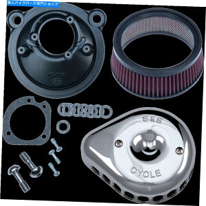 Air Filter SSTCN170-0439C~jeBAhbvXeXGAN[i[Lbg S & S Cycle 170-0439C Mini Teardrop Stealth Air Cleaner Kit