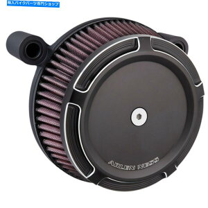 Air Filter A[lXubNrbOTbJ[Xe[WIGAN[i[w/ beveledJo[M8 17-19 Arlen Ness Black Big Sucker Stage I Air Cleaner w/ Beveled Cover M8 17-19