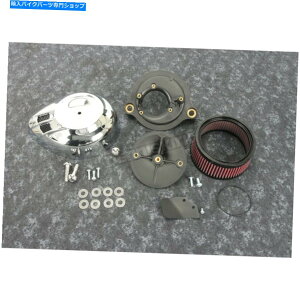 Air Filter SSTCNXeXGAN[i[LbgtNGAXg[Jo[-170-0390C S&S Cycle Stealth Air Cleaner Kit w/ Chrome Airstream Cover - 170-0390C