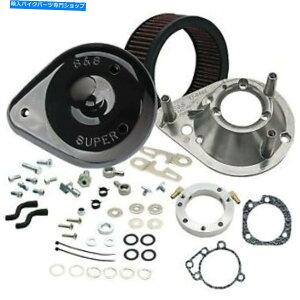 Air Filter SS Black Tear Tear Drop Air Cleaner Kit for Harley Sportster 91-06 w/ stock cvY S&S Black Tear Drop Air Cleaner Kit for Harley Sportster 91-06 w/ Stock CV Carb