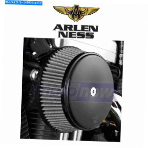 Air Filter Arlen Ness Big Suckerステージカバーとステンレス鋼PCを備えたエアフィルターキット Arlen Ness Big Sucker Stage I Air Filter Kit with Cover and Stainless Steel pc