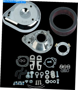 Air Filter SSTCNGAN[i[Chrome 170-0306E S & S Cycle Air Cleaner Chrome 170-0306E